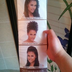 NEW 5 BAGS JAMAICAN TWIST BRAID